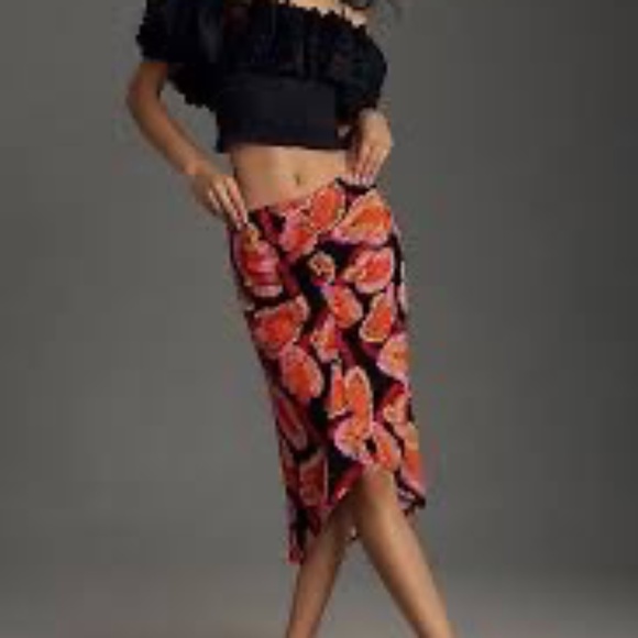 NWT Farm Rio Draped Slip Skirt Size XS - Picture 2 of 7